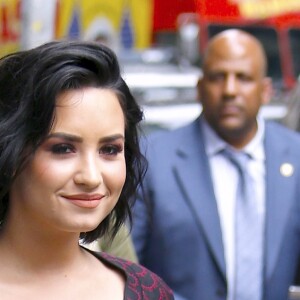 Demi Lovato et Nick Jonas arrivent à l'enregistrement du "Late Show " à New York, le 16 juin 2016.