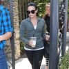 Demi Lovato à la sortie de son bureau à West Hollywood. Le 7 juin 2016