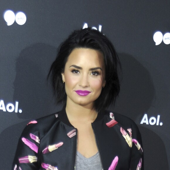 Demi Lovato lors de la soirée "AOL Newfront 2016" à New York, le 3 mai 2016. © Future-Image via ZUMA Press/Bestimage