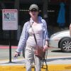 Exclusif - Lara Flynn Boyle, probablement enceinte, va faire ses courses chez "Ralphs" à Westwood. Los Angeles, le 20 juillet 2016.