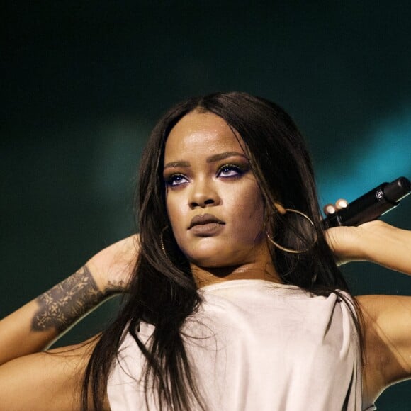 Rihanna en concert au Tele2 Arena à Stockholm, le 4 juillet 2016