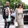 Kim Kardashian et Kanye West à Paris, le 13 juin 2016.
