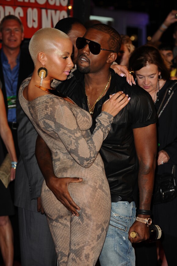 Kanye West et Amber Rose aux MTV Video Music Awards 2009.
