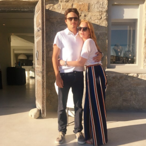 Lindsay Lohan et son fiancé Egor Tarabasov en vacances. Photo publiée sur Instagram, au mois de juillet 2016