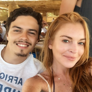 Lindsay Lohan et son fiancé Egor Tarabasov en vacances. Photo publiée sur Instagram, au mois de juillet 2016