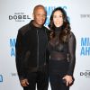Dr. Dre et sa femme Nicole Young à la première de "Miles Ahead", un biopic sur Miles Davis à Beverly Hills le 29 mars 2016. © AdMedia via ZUMA Wire / Bestimage