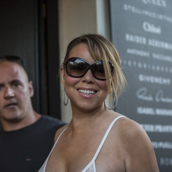 Mariah Carey à Saint-Tropez, le 19 juillet 2016.