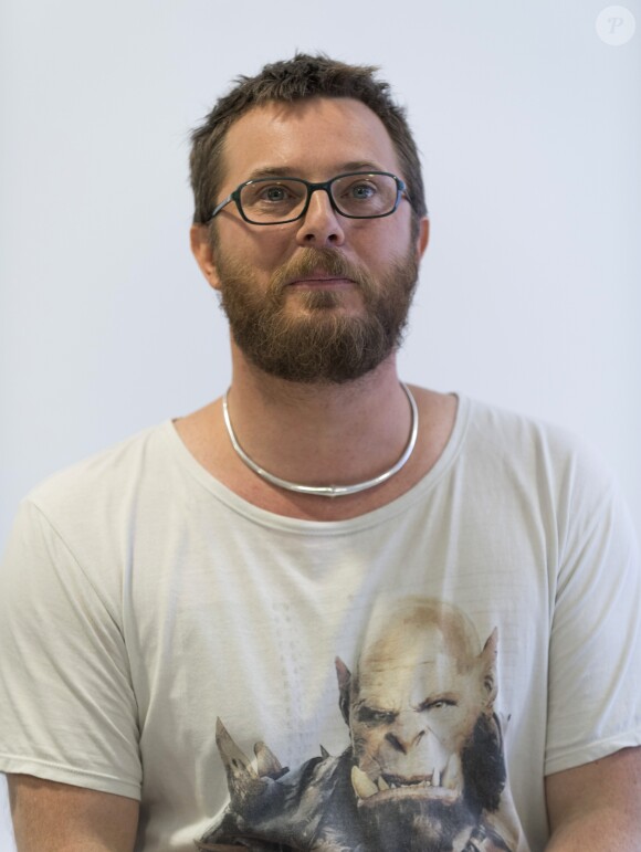 Duncan Jones à la Conférence de presse avec les acteurs du film "Warcraft" à Los Angeles. Le 11 mai 2016