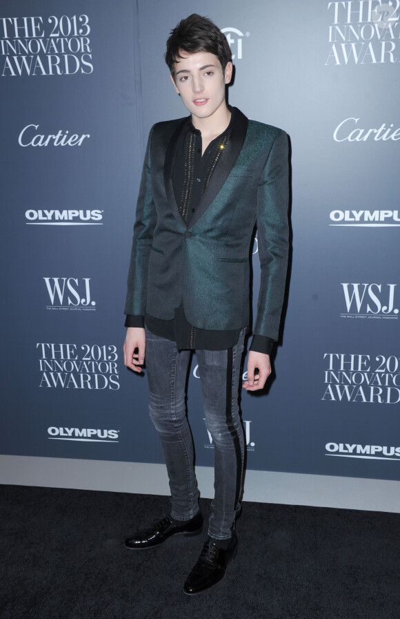 Harry Brant à la soiree "Innovator Of The Year Awards 2013" du WSJ. Magazine a New York, le 6 novembre 2013.