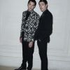 Peter Brant Jr et son frère Harry Brant au défilé de mode, collection Haute-Couture automne-hiver 2014/2015 "Valentino" à Paris. Le 9 juillet 2014