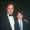 Michael Douglas et Cameron Douglas en 1993.