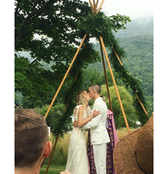 Mariage de Hanne Gaby Odiele et John Swiatek à la Stone Tavern Farm. Roxbury, New York, juillet 2016.