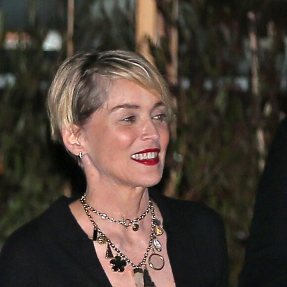 Sharon Stone - Célébrités sortant du club Soho House de Malibu le 26 mai 2016.