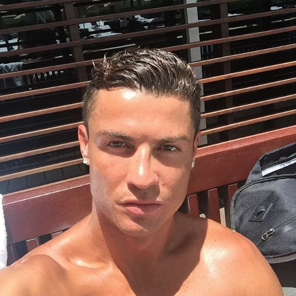 Cristiano Ronaldo, selfie lors de ses vacances aux Etats-Unis en juillet 2016, photo Instagram.