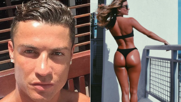 Cristiano Ronaldo : Moments câlins avec la bombe au fessier star Cassandre Davis