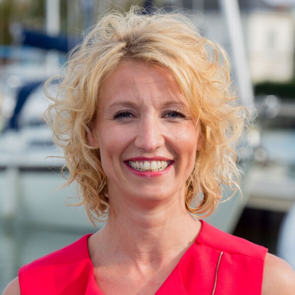 Alexandra Lamy - Photocall de "Une chance de trop" dans le cadre du 17ème festival de fiction TV de La Rochelle sur le Vieux Port à La Rochelle le 11 septembre 201511/09/2015 -