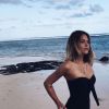 Caroline Receveur sirène sexy à Bali, en juillet 2016