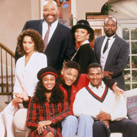 Photos officielles de la série "Le Prince de Bel-Air", diffusée entre 1990 et 1996.