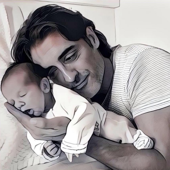 Grégory Basso, papa d'un petit Livio depuis juillet 2016.