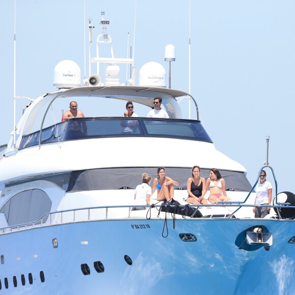 Lionel Messi en vacances à Ibiza, le 12 juillet 2016.