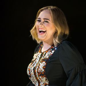 Concert de Adele à l'occasion du festival de Glastonbury le 25 juin 2016.