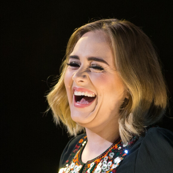 Concert de Adele à l'occasion du festival de Glastonbury le 25 juin 2016.