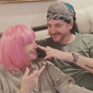 Shannen Doherty et son mari Kurt Iswarienko le 2 août 2016