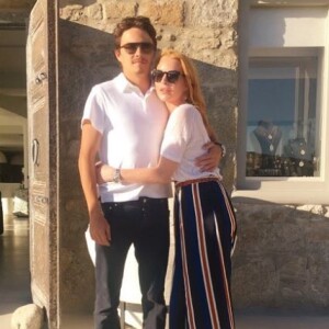 Lindsay Lohan et Egor, en Grèce. Instagram, juillet 2016