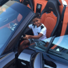 Cristiano Jr., le fils de Cristiano Ronaldo, essaye la Bugatti Veyron de papa, août 2016, photo Instagram