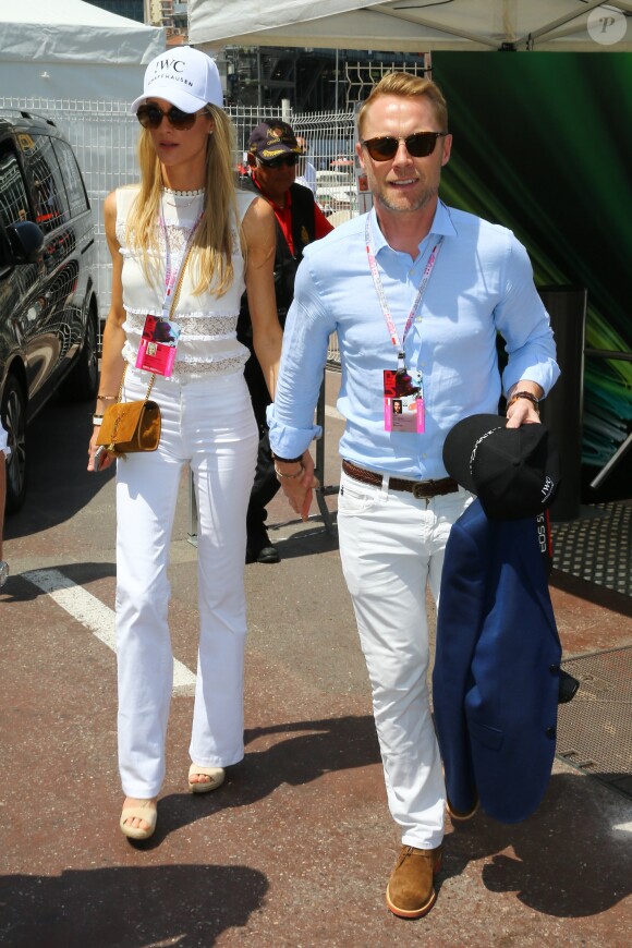 Ronan Keating et sa femme Storm Keating lors du Grand Prix de Formule 1 de Monaco, le 28 mai 2016. © Bruno Bebert/Bestimage