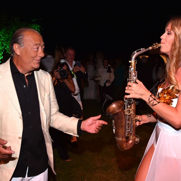 Fawaz Gruosi lors de la soirée d'anniversaire "Fawaz's Folies" pour les 64 ans de Fawaz Gruosi (de Grisogono) à la Cala di Volpe à Porto-Cervo, Sardaigne, Italie, le 8 août 2016. © Agence/Bestimage