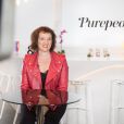 Exclusif - Anne Roumanoff dans les locaux de Webedia pour une interview pour Purepeople.com, le 3 août 2016