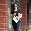 Exclusif - Megan Fox enceinte à la sortie d'un centre médical à Beverly Hills, le 13 mai 2016