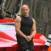 Vin Diesel sur le tournage de "Fast & Furious 8" à Atlanta, le 12 juillet 2016.