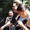Kim Kardashian et sa mère Kris Jenner à la sortie d'un centre médical à Beverly Hills, le 10 août 2016
