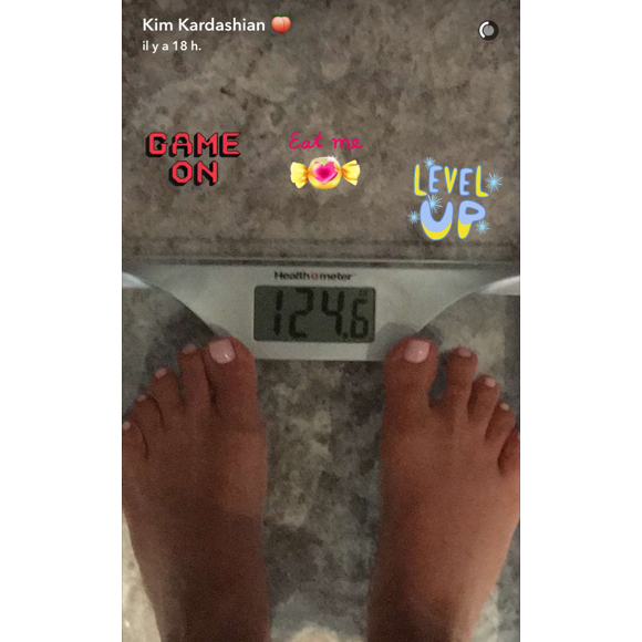 Kim Kardashian sur Snapchat le 10 août 2016