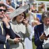 La princesse Eugenie d'York et son compagnon Jack Brooksbank lors de la journée des femmes de la Qatar Goodwood Race à Midhurst, le 30 juillet 2015.