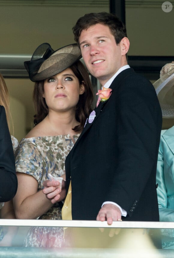 La princesse Eugenie d'York et Jack Brooksbank au Royal Ascot, le 19 juin 2015.