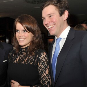 Exclusif - La princesse Beatrice d'York, Dave Clarke, la princesse Eugenie d'York et JAck Brooksbank - Soirée pour le nouvel an chinois par Sir David et Lady Lucy Tang à l'hotel Dorchester à Londre le 4 février 2013