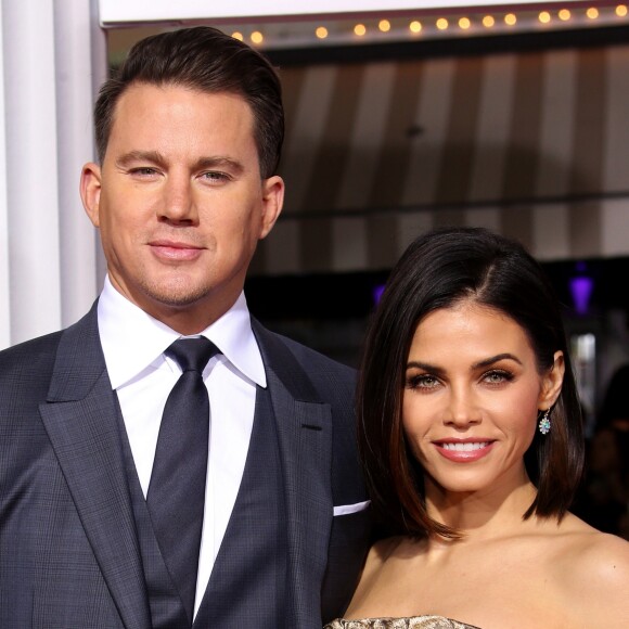 Channing Tatum et sa femme Jenna Dewan-Tatum - Première du film "Hail, Caesar!" à Westwood le 1er février 2016.