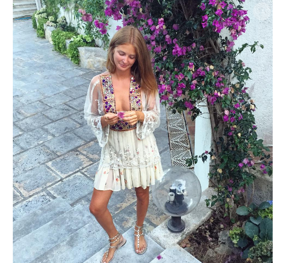 Millie Mackintosh en vacances dans le sud de la France . Photo publiée sur sa page Instagram en août 2016