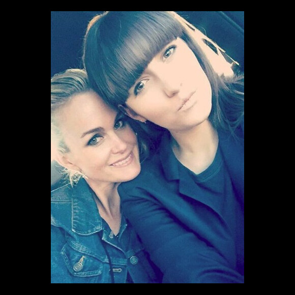 Laeticia Hallyday et sa soeur Margaux sur une photo publiée sur Instagram le 14 juillet 2016