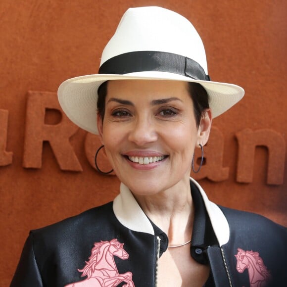 Cristina Cordula - People au village des Internationaux de France de tennis de Roland Garros à Paris. Le 25 mai 2016. © Dominique Jacovides / Bestimage