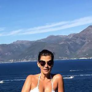 Cristina Cordula en bikini, pendant ses vacances en Corse, août 2016