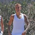 Justin Bieber et Sofia Richie se baladent ensemble sur les hauteurs de Hollywood le 10 août 2016
