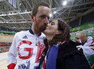 Bradley Wiggins : Champion olympique de la grimace devant sa femme Catherine