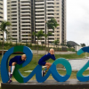Les Estoniennes Leila, Liina et Lily Luik, premières triplées de l'Histoire des Jeux olympiques, à Rio de Janeiro quelques jours avant de courir ensemble le marathon olympique le 14 août 2016. Photo issue de leur compte Instagram commun.