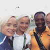 Les Estoniennes Leila, Liina et Lily Luik, premières triplées de l'Histoire des Jeux olympiques, ont disputé ensemble le marathon de Rio de Janeiro le 14 août 2016. Photo issue de leur compte Instagram commun.