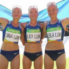 Les Estoniennes Leila, Liina et Lily Luik, premières triplées de l'Histoire des Jeux olympiques, ont disputé ensemble le marathon de Rio de Janeiro le 14 août 2016. Photo issue de leur compte Instagram commun.