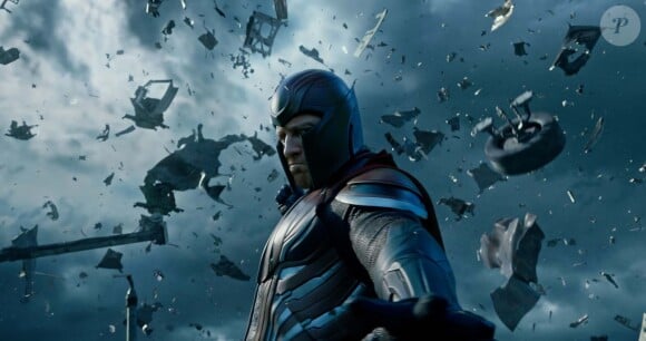 Michael Fassbender, 39 ans, dans le role de Magnéto dans le film "X-Men: Apocalypse" (2016).